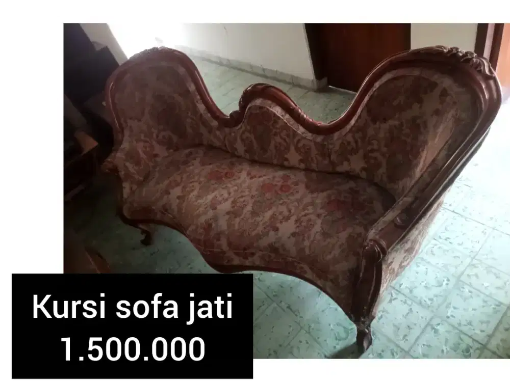Kursi sofa jati