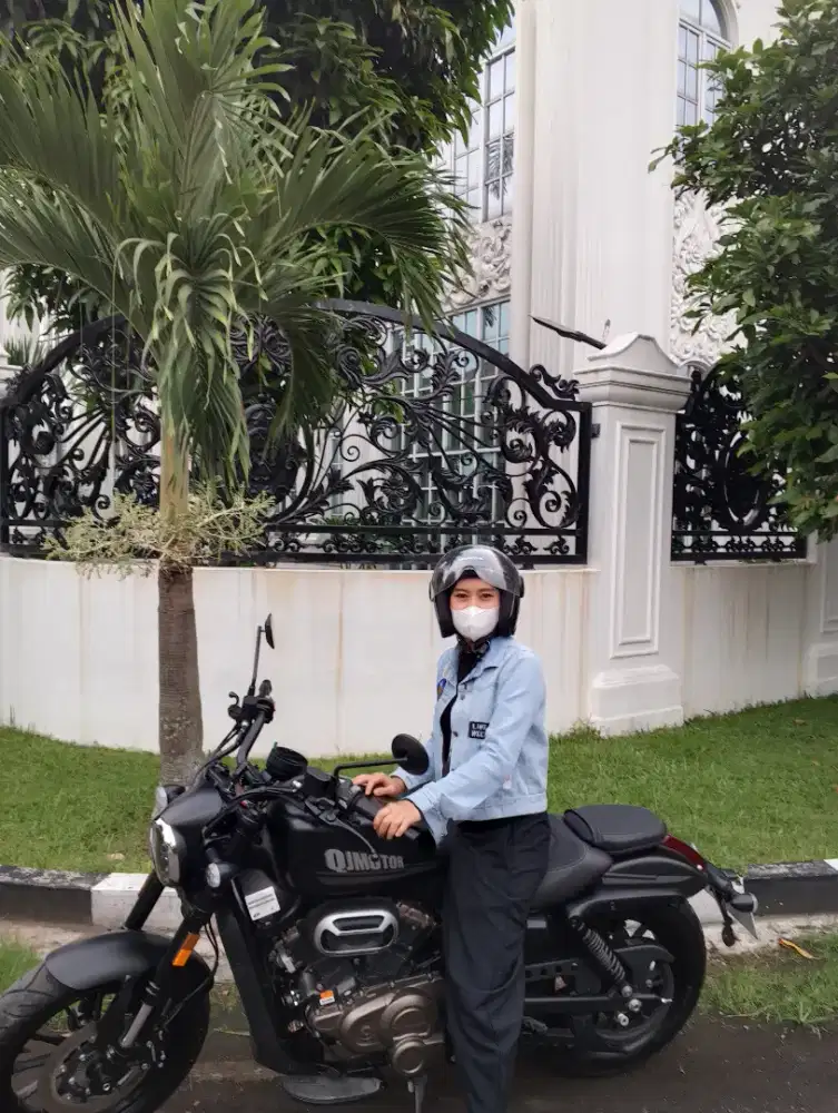 SRV 250 cruises model Harley sportster