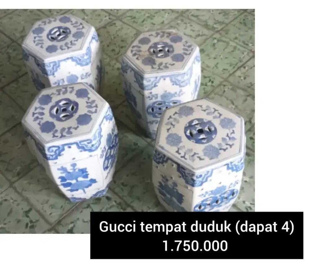 Guci keramik duduk