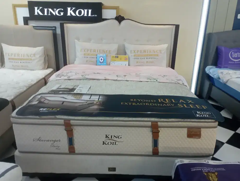 MATTRES kingkoil dengan premium Cicilan tanpa DP