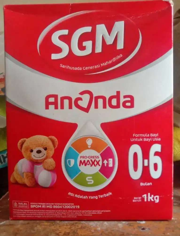 Sgm 0-6 bulan. Kemasan 1kg, harga untuk 3kg