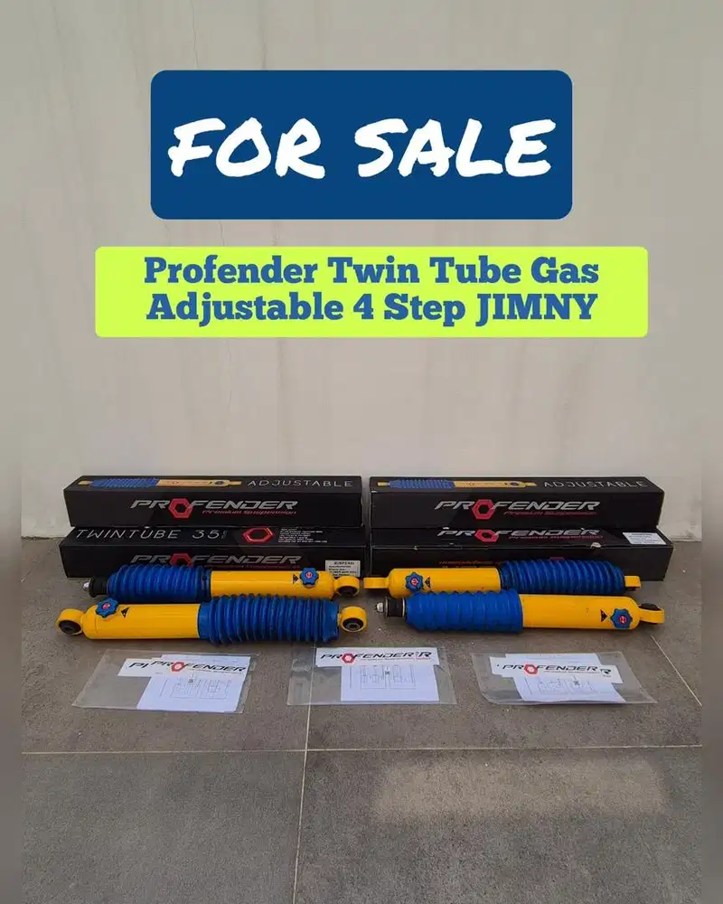 Profender Twin Tube Gas Adjustable 4 Steps, Suzuki Jimny (USED)