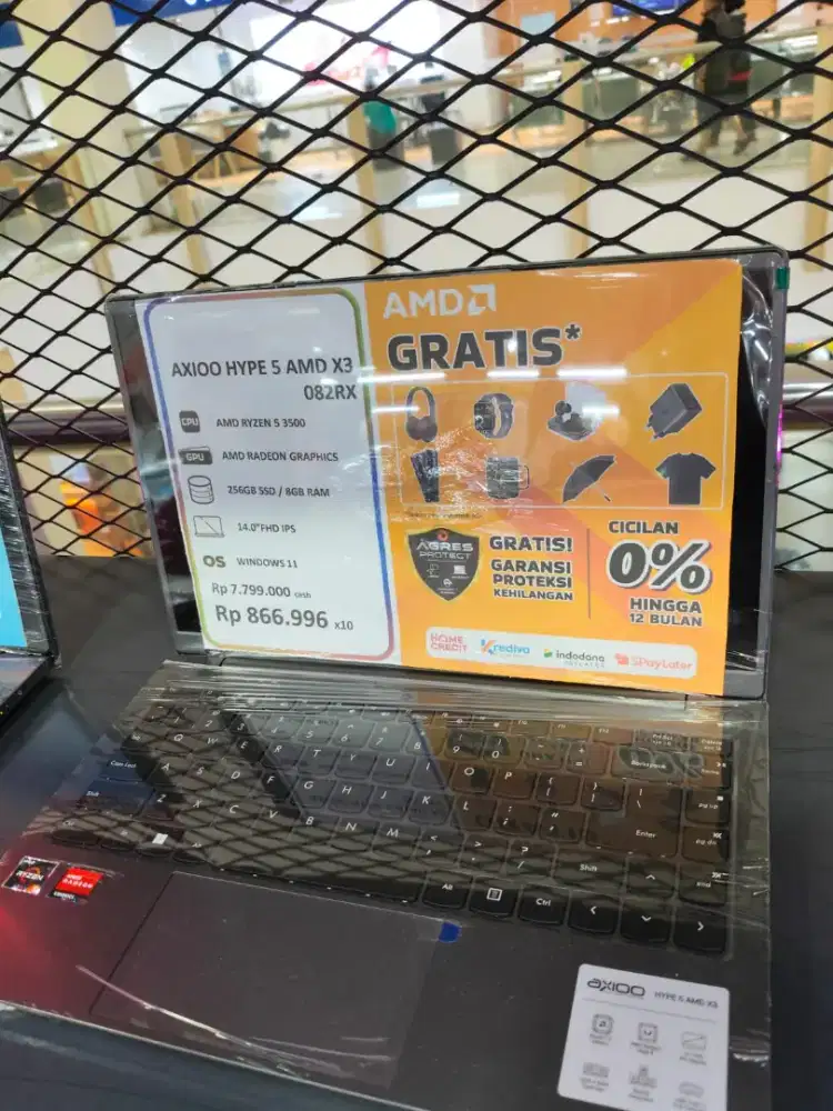 AXIOO HYPE 5/RYZEN 5/8GB/256GB