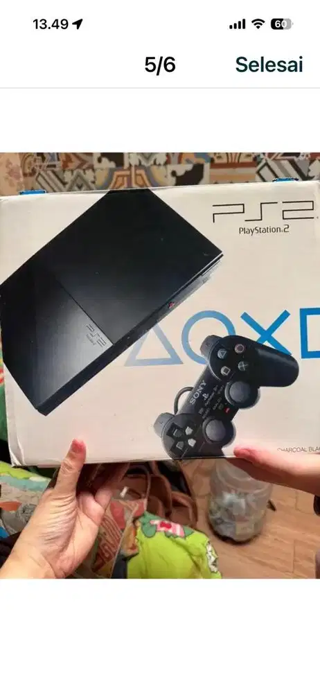 Ps 2 komplit sama stik nya