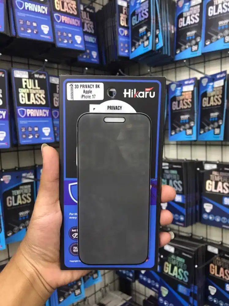 Hikaru Tempered Glass 3D Privacy iPhone 17