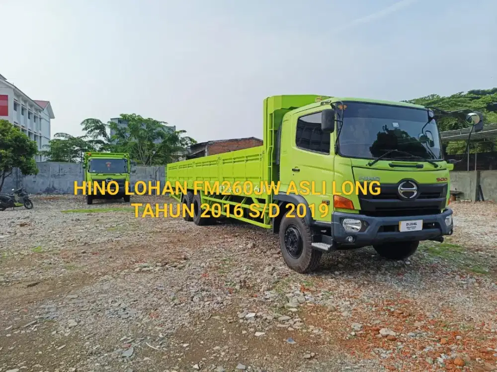 HINO LOHAN FM260JW ASLI LONG 6X4 BAK TRIWAY TRONTON ISTIMEWA SEKALI