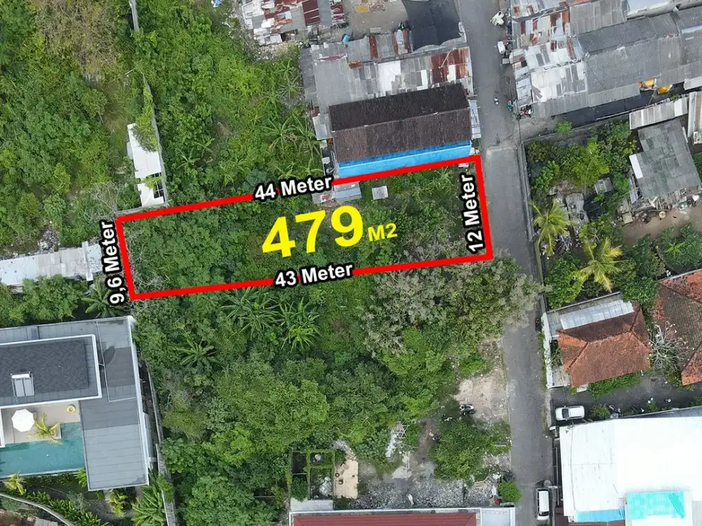 Tanah Sewa 479M2 Puri Gading Jimbaran Kuta Selatan