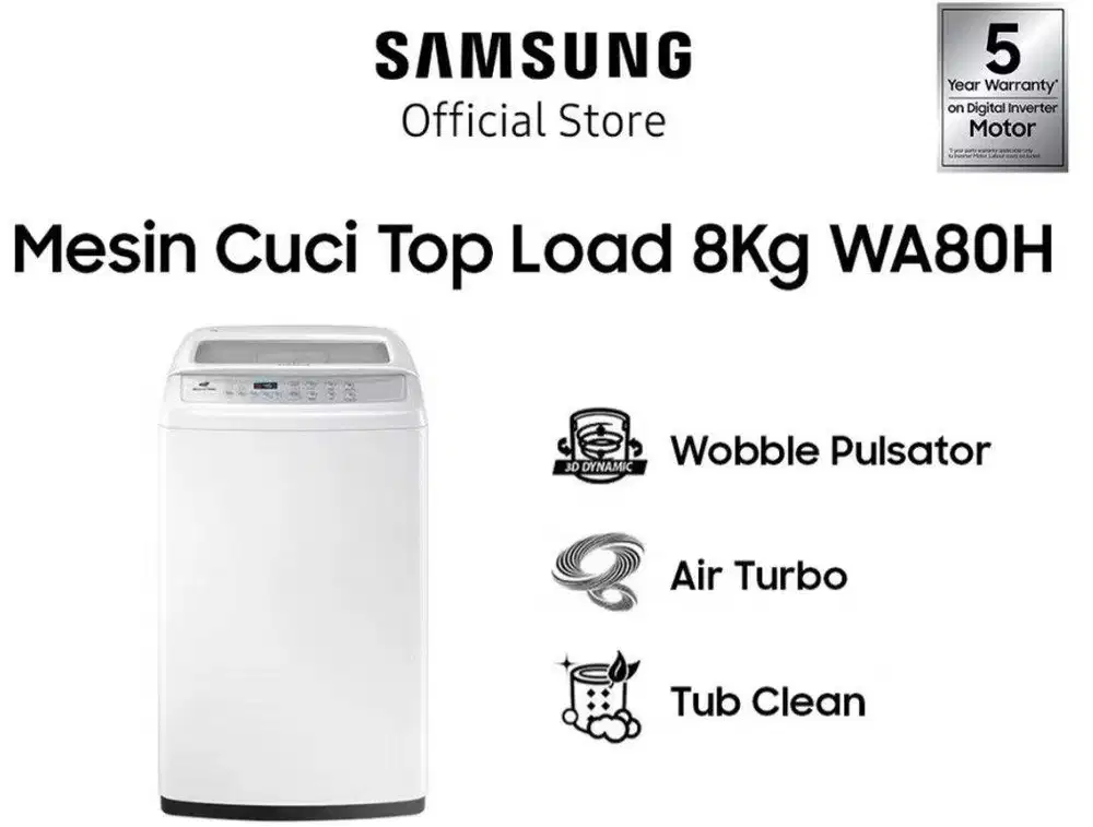 DIJUAL MESIN CUCI SAMSUNG BARU MASIH SEGEL !!!