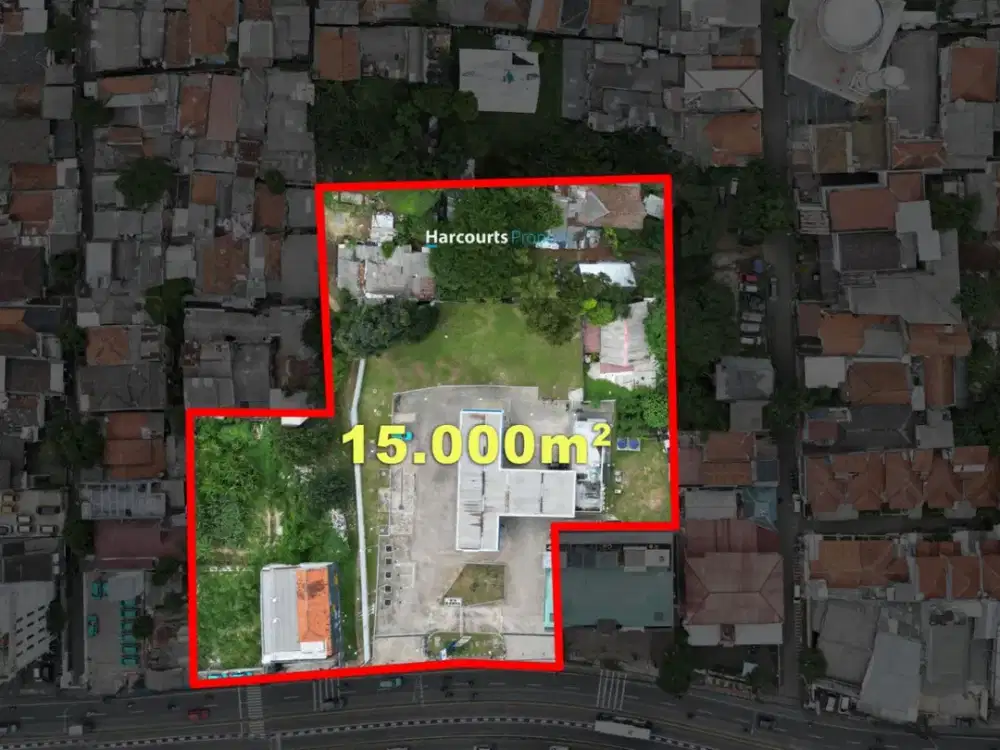 Dijual Tanah Kosong 1,5 Ha Cocok Dibangun Tempat Usaha, Mall, Apartemen dan Hotel di Warung Buncit