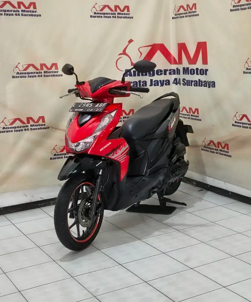 Am Barata #Honda Beat CBS tahun 2022 warna Merah