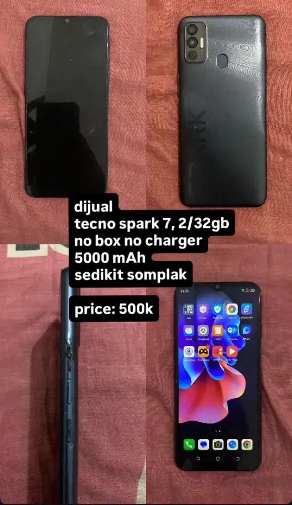 Tecno spark 7 2/32gb
