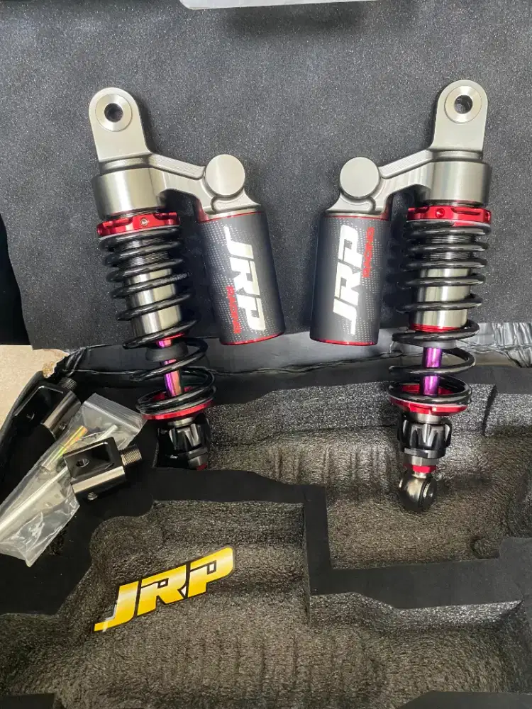 Shock belakang JRP all motor kondisi baru. Jual karena salah warna
