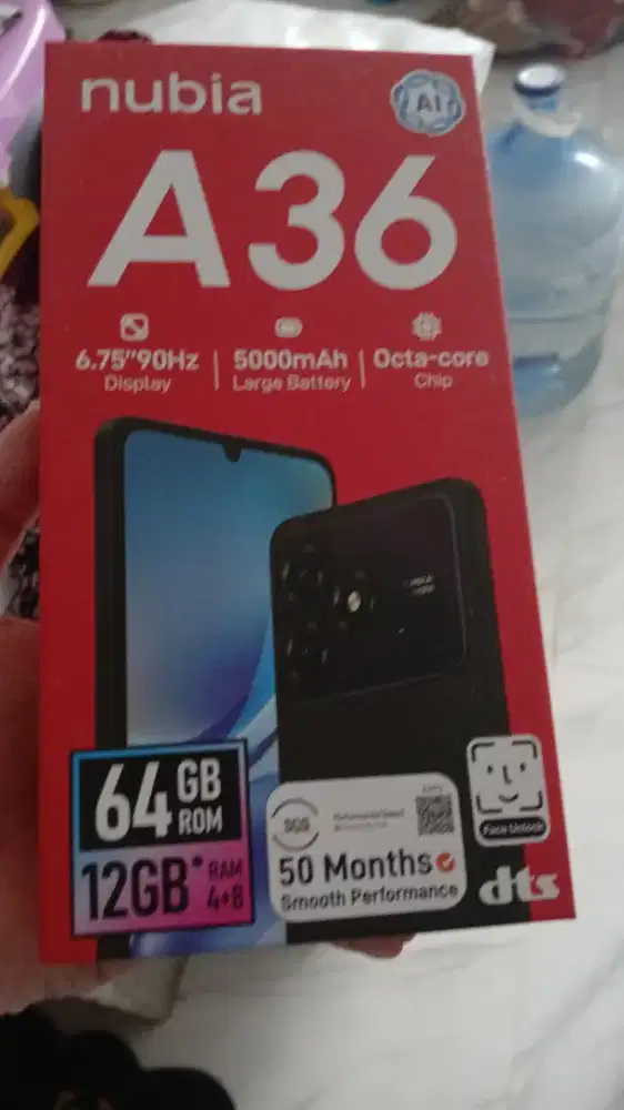 HP Nubia A36 baru