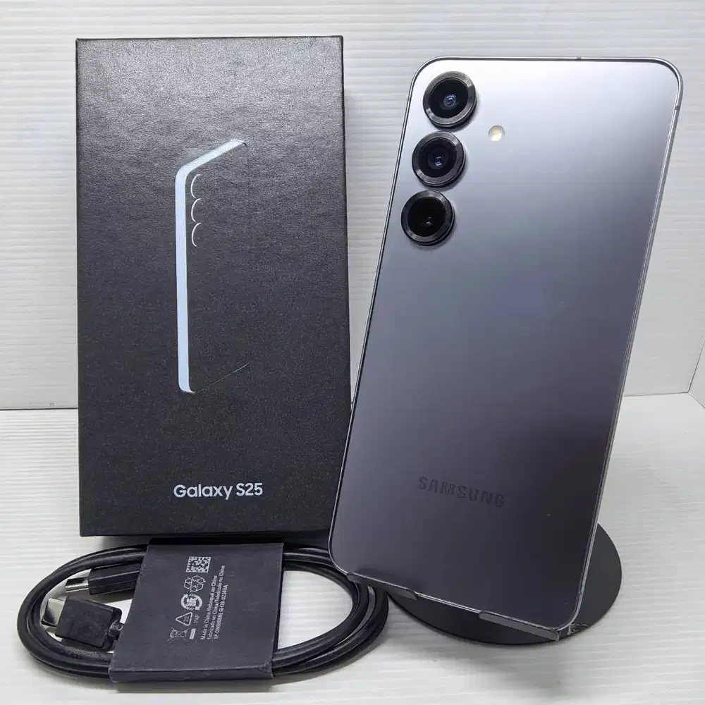 SEPERTI BARU! 99% SAMSUNG GALAXY S25 5G SILVER SHADOW 12/256 NO MINUS