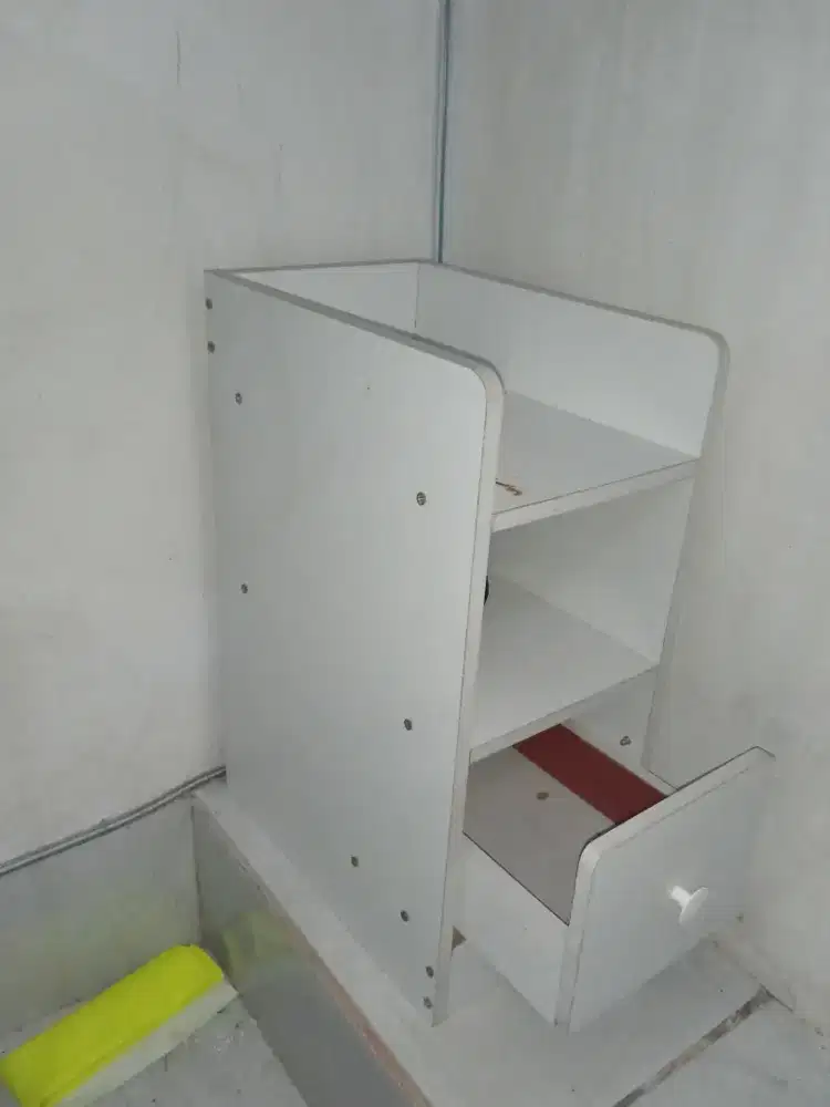 Meja Nakas Kecil Samping Tempat Tidur Rak Meja Kayu Minimalis Modern