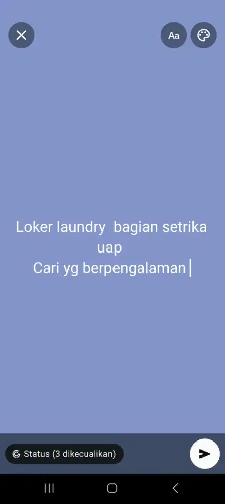 Lowongan kerja d laundry
