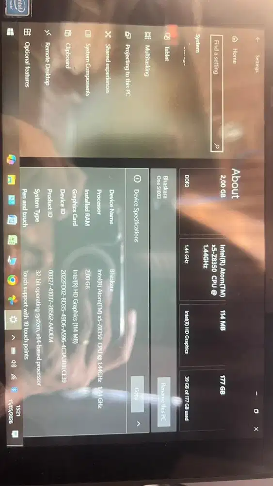 Dijual netbook acer one 10