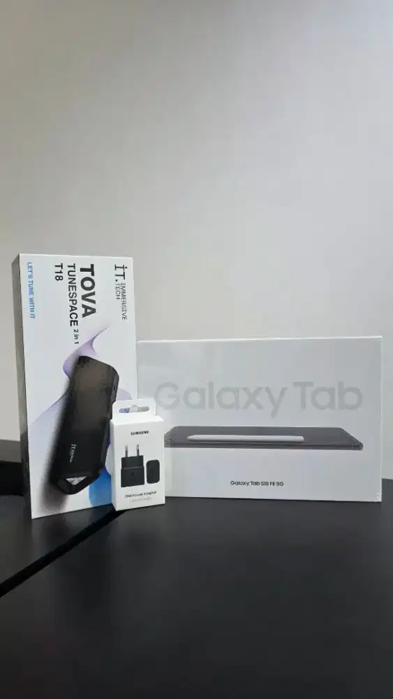 Galaxy Tab S10 Fe 5G 8/128GB. Promo Free Adaptor 25w + Speaker