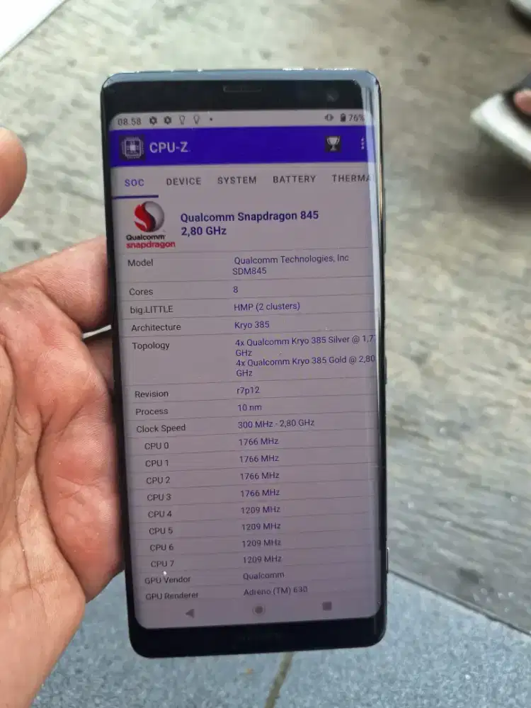 sony xz3 ram 4/64 au minus