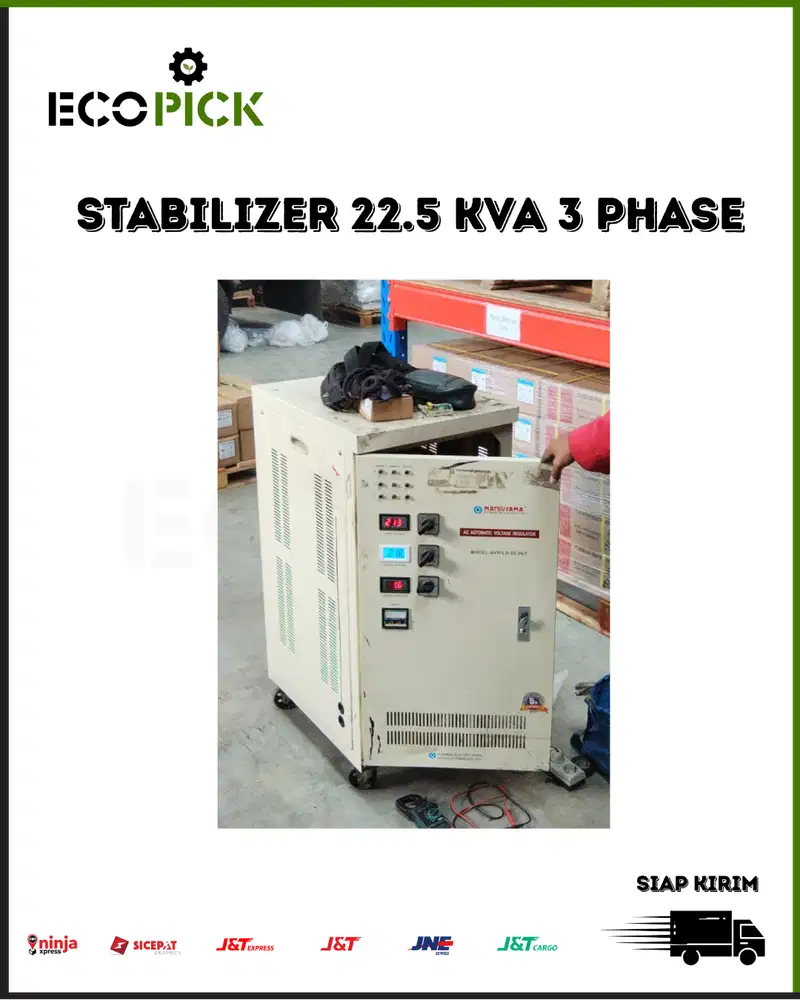 Stabilizer 22.5 KVA 3 Phase Bekas Normal Siap Pakai