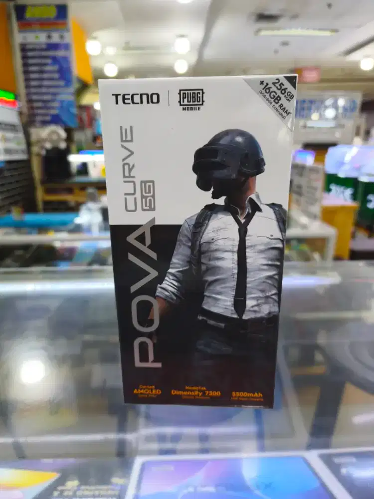 Tecno pova curve 7 5G ram 8gb+8gb/256gb nfc baru segel resmi bisa tt