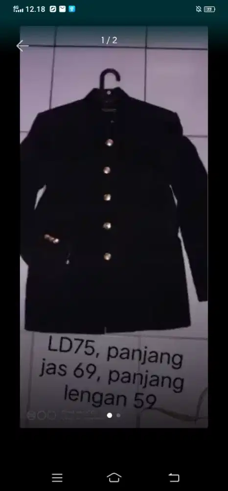 Dijual Baju Abang, Blangkon dan selendang.Betawi