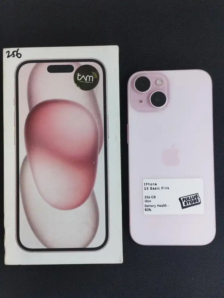 iPhone 15 Basic 256GB Resmi iBox Pink