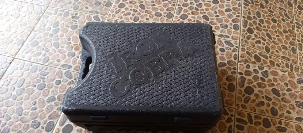 jual hardcase double pedal merk iron cobra original