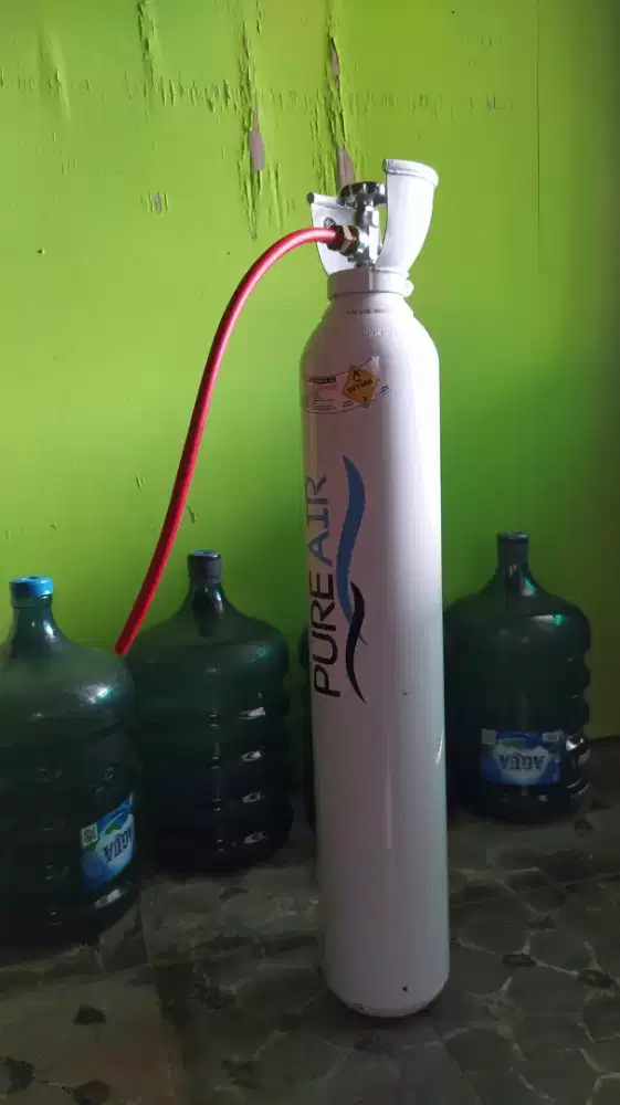 Tabung oksigen 2m3 + isi + nepel selang