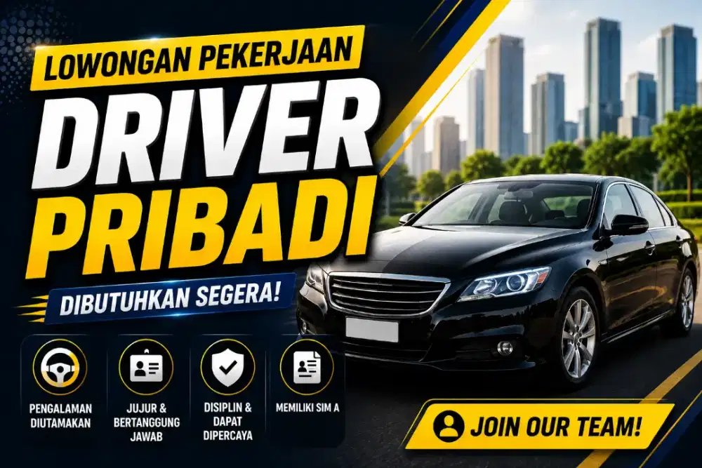 Lowongan Pekerjaan - Driver Pribadi