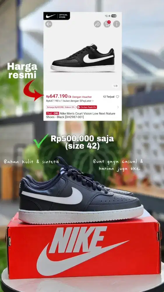 Sepatu Nike Original. Baru 100%