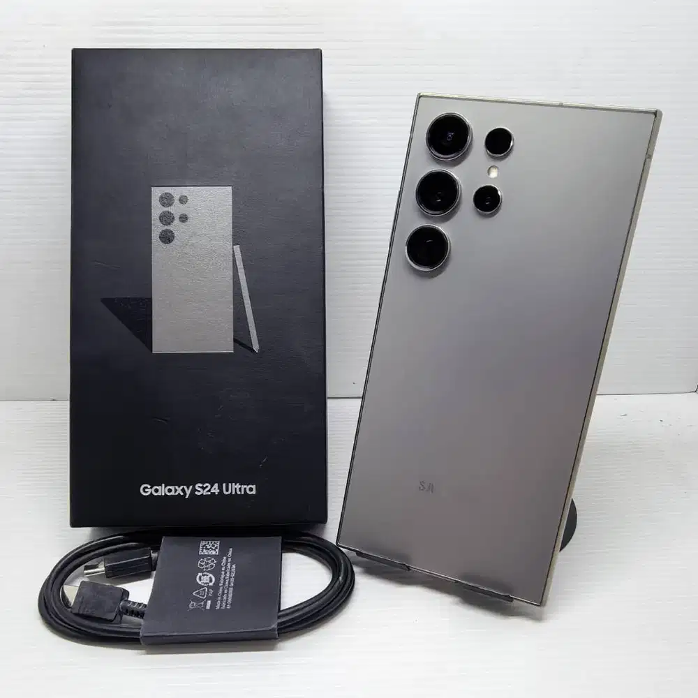 NO MINUS! SAMSUNG GALAXY S24 ULTRA 5G  12/512 Titanium Gray EX SEIN LE