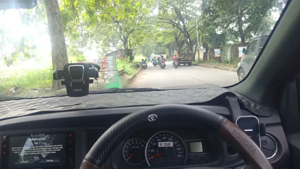 jual sarung stir merk toyota + karpet dasboard mobil calya