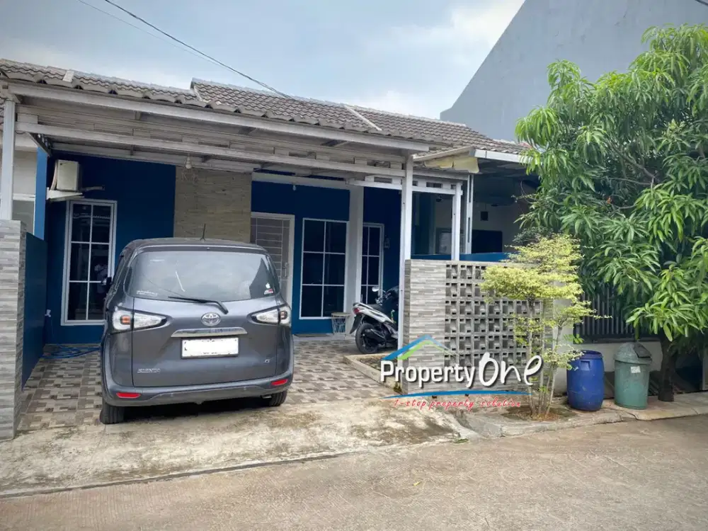 Jual Rumah dalam Cluster Bukit Serpong Indah Gunung Sindur ±15 menit ke Exit Tol BSD & Stasiun KA Rawabuntu