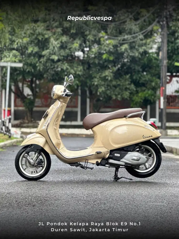 PIAGGIO VESPA PRIMAVERA IGET ABS LED 150 Tahun 2019 WARNA CHAMPAGNE VE
