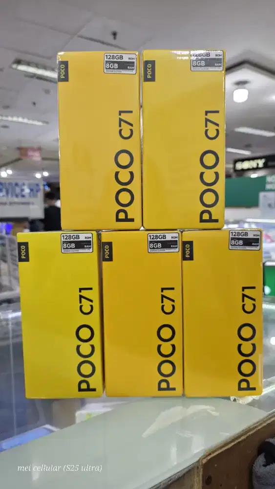 Poco c71 ram 4gb+4gb/128gb baru segel resmi bisa tukar tambah kredit