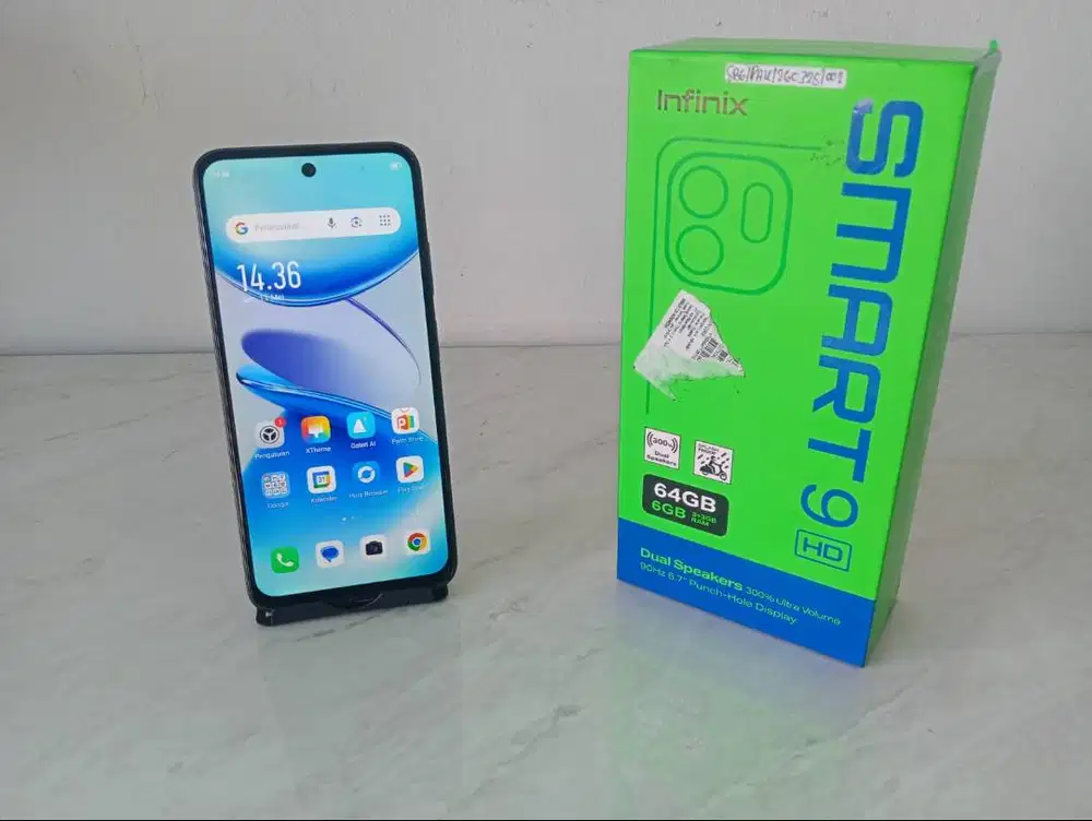 HP+Dusbox Infinix Smart 9 HD Helio G50 Siap Pakai