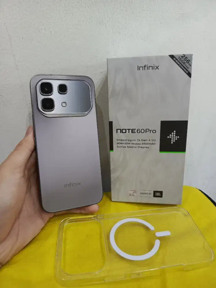 Infinix Note 60 Pro 8/256 Garansi Panjang, Mulus, Fullset Ori, Nominus