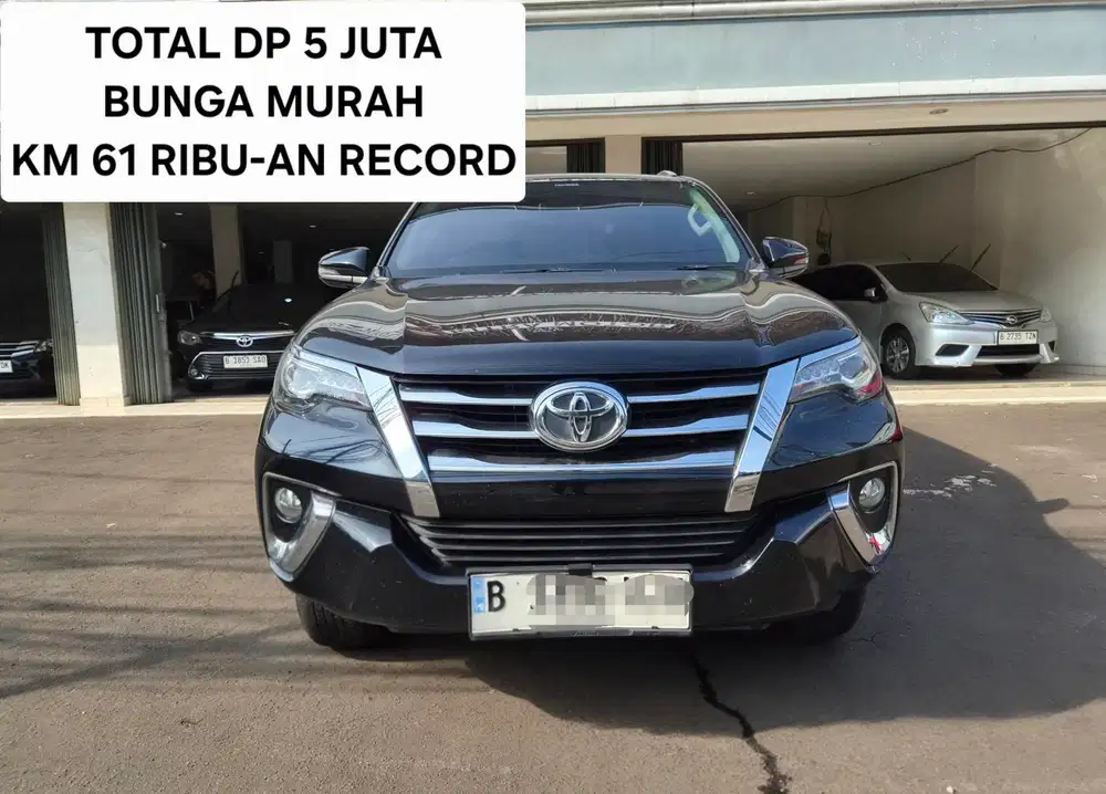 TOTAL DP 5 JUTA toyota fortuner srz 2019 automatic
