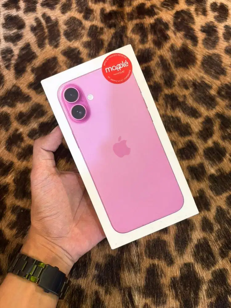 New iPhone 16 Plus 128GB Resmi (Pink)