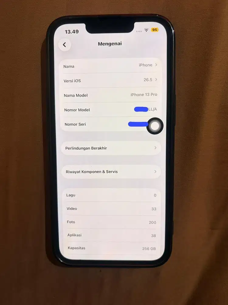 IPhone 13 Pro 256GB no minus bisa tt bt ajuin aja