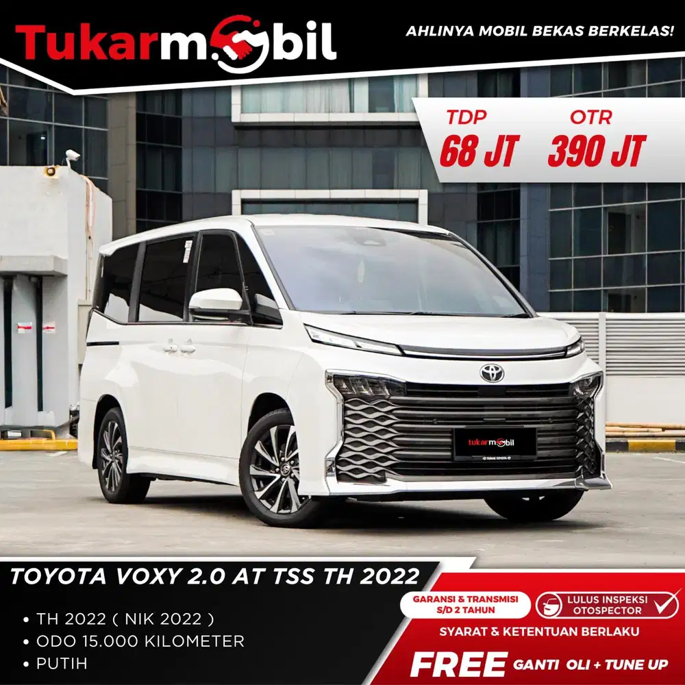 Toyota Voxy 2.0 AT TSS Tahun 2022
