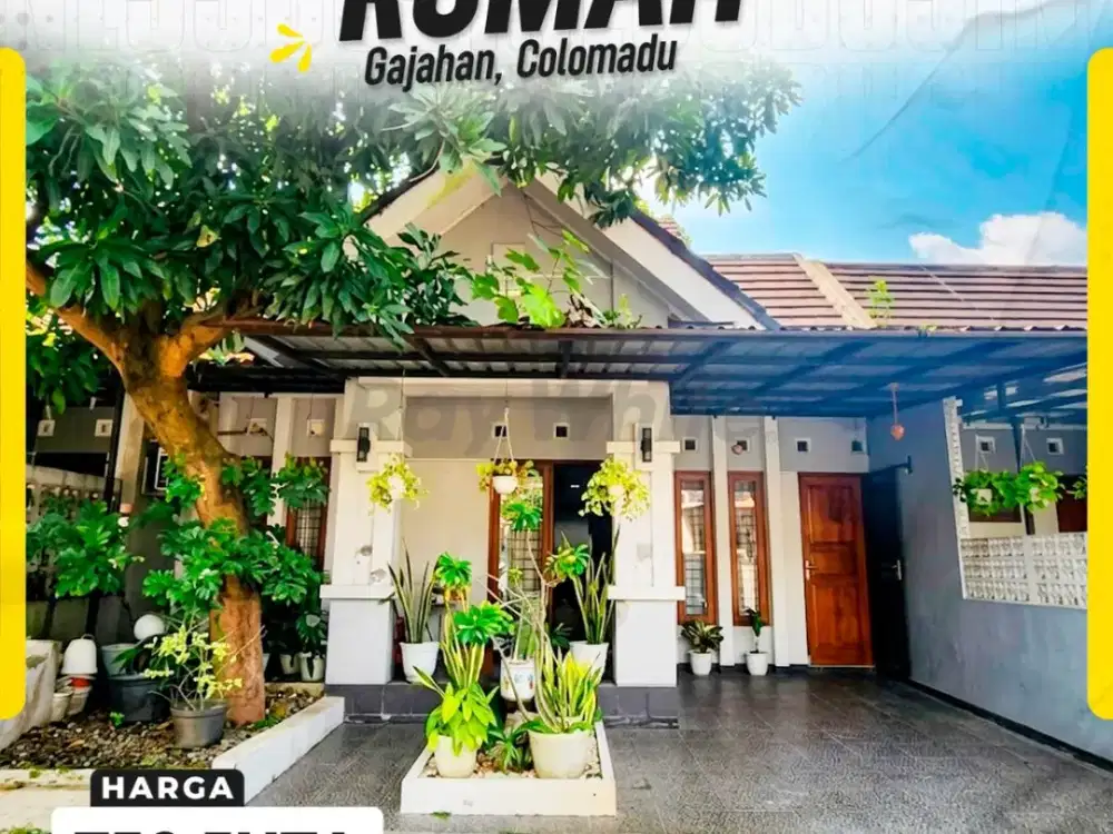 Dijual Rumah Modern di Lingkungan Eksklusif Taman Palem Residence Gajahan Colomadu