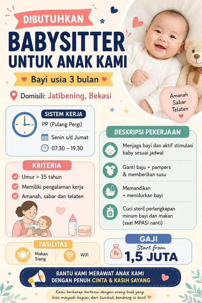 LOKER Babysitter Bekasi