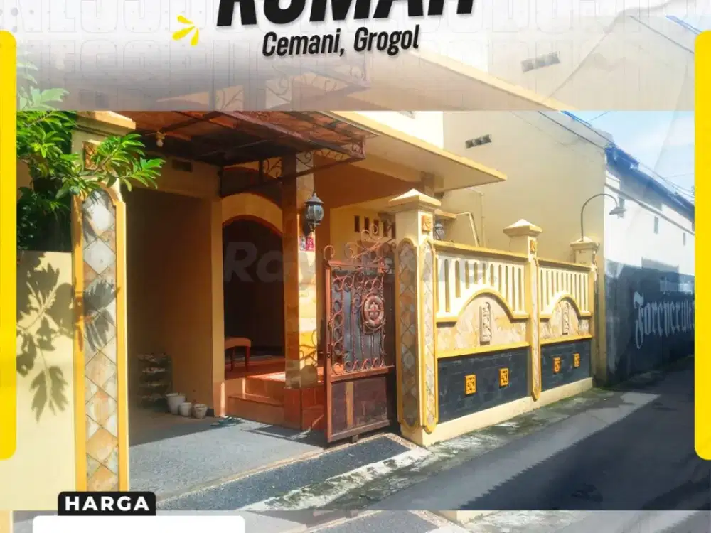 Dijual Rumah Modern Strategis di Cemani Solo Raya