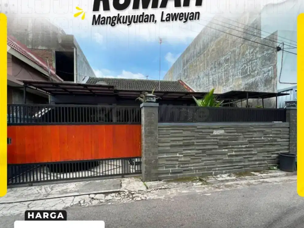 Dijual Rumah Mewah 2 Lantai Strategis Tengah Kota di Mangkuyudan Solo