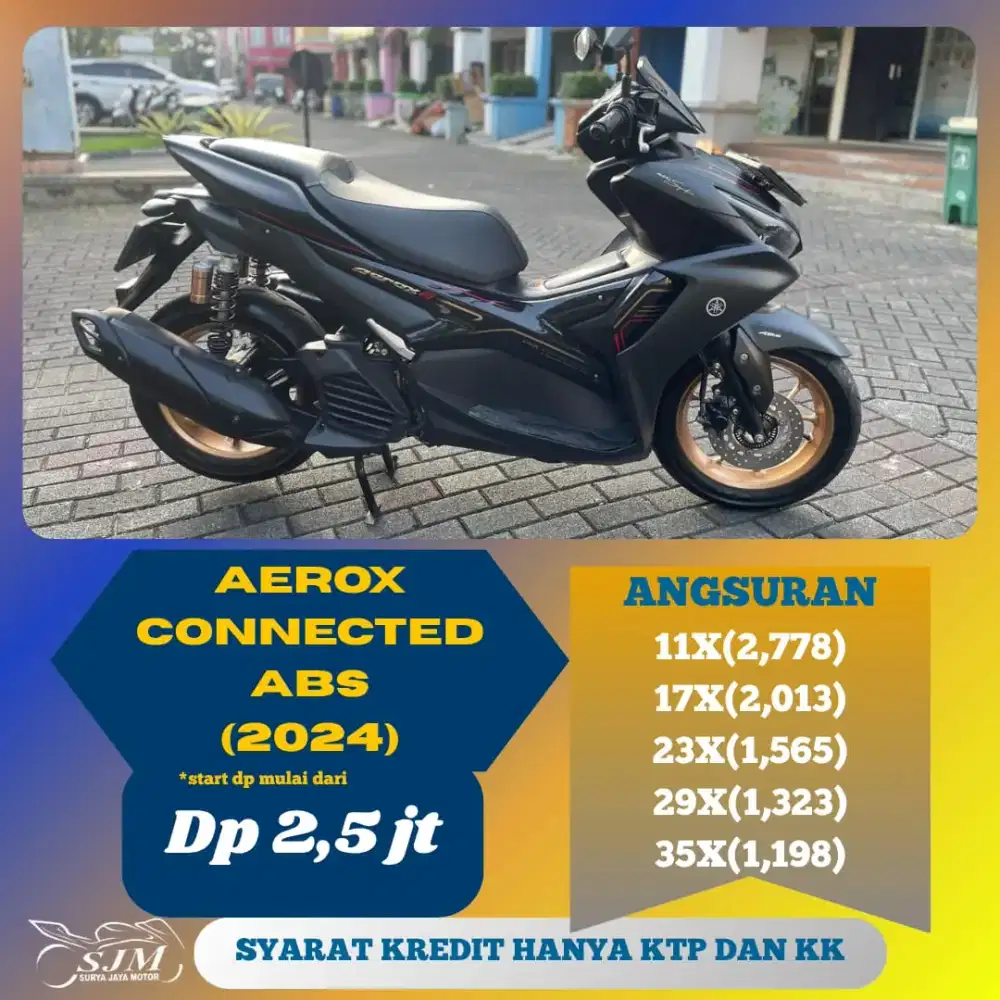 YAMAHA AEROX CONNECTED ABS 2024 MESIN HALUS