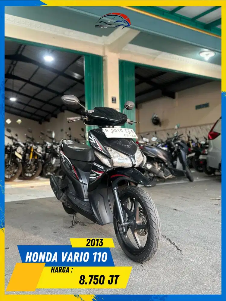 HONDA VARIO 110 2013 TERMURAH GAS POLL MASZEHH HIKMAH MOTOR KEPUH