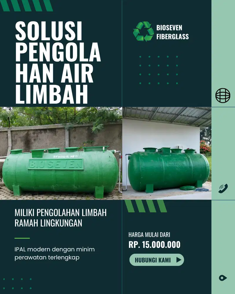 IPAL / STP dengan teknologi modern dan hasil optimal