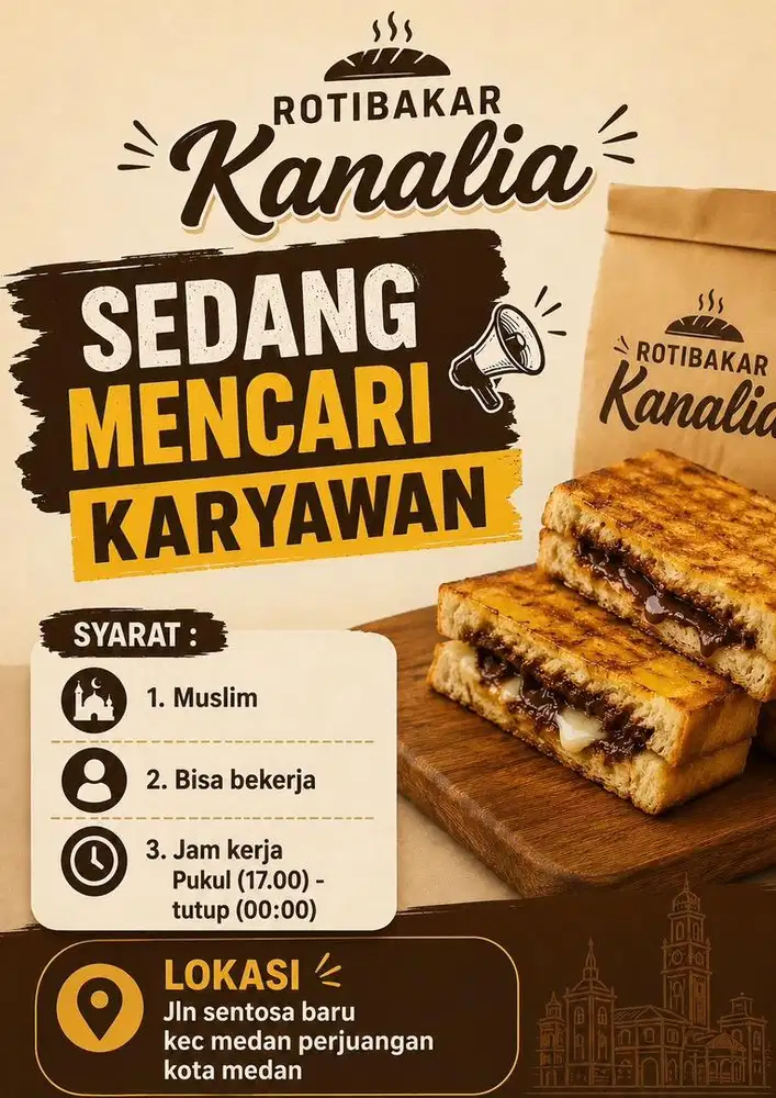 Pegawai Roti Bakar Kanalia